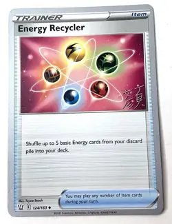 Energy Recycler Pokemon TCG ‘23 World Championship 124/163 Pokemon Card Uncommon - Image 2