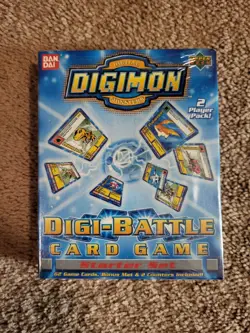 Digimon Bandai 2000 Digi-Battle Card Game Starter Set First Edition 2-Player Box - Image 1
