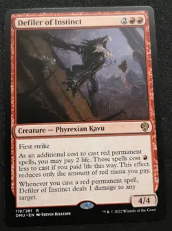 Defiler Of Instinct - DMU - MTG - NM Unplayed - EN - 119 - Image 1