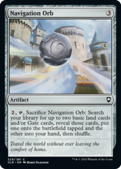 Navigation Orb - Foil - Commander Legends: Battle for Baldur's Gate #329/361 MTG - Image 1