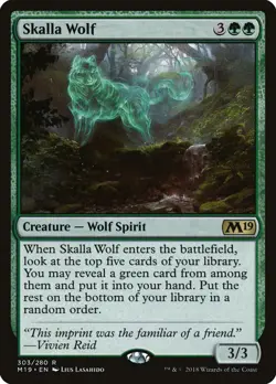 Skalla Wolf [Core Set 2019] Magic MTG - Image 1