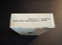 MTG Secret Lair x Hatsune Miku: Sakura Superstar Rainbow FOIL Japanese Sealed - Image 1
