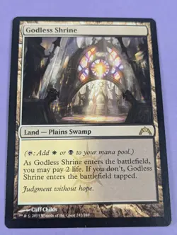 MTG Magic: Gatecrash: Godless Shrine #242/249 Rare - NM - Image 1