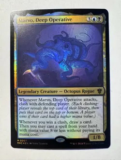 Marvo, Deep Operative 0007 Mythic Foil Murders at Karlov Manor MTG - Image 1