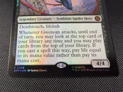 MTG Gwenom Remorseless P 286 Foil Spider-Man Exclusive Promo Mythic Legendary NM - Image 2