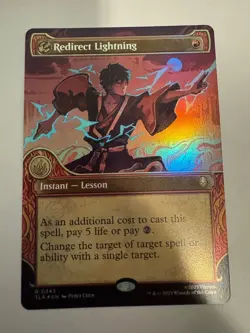 Magic the Gathering ATLA: Redirect Lightning (Showcase) #343 FOIL ver. - Image 1
