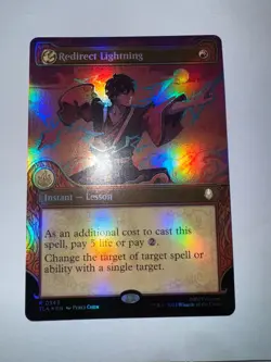 Magic the Gathering ATLA: Redirect Lightning (Showcase) #343 FOIL ver. - Image 2