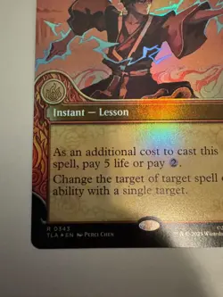 Magic the Gathering ATLA: Redirect Lightning (Showcase) #343 FOIL ver. - Image 4