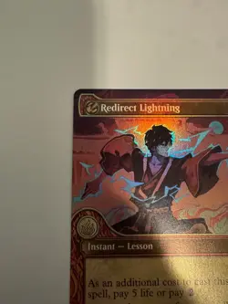Magic the Gathering ATLA: Redirect Lightning (Showcase) #343 FOIL ver. - Image 5