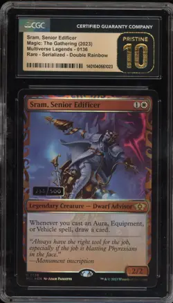 Magic MTG Sram, Senior Edificer Serialized #233/500 #0136 CGC 10 Pristine - Image 1