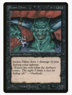 Magic The Gathering *** Juzam Djinn *** Arabian Nights MTG Very Clean - Image 1