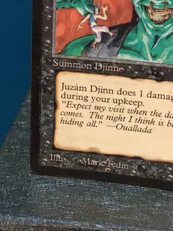 Magic The Gathering *** Juzam Djinn *** Arabian Nights MTG Very Clean - Image 5