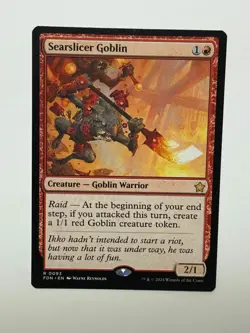 SEARSLICER GOBLIN mtg NM-M Foundations 1 Rare - Image 1
