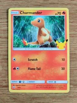 Pokemon McDonalds 25th Anniversary 2021 Promo Card - Charmander 9/25 Non Holo - Image 1