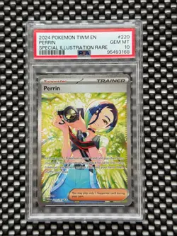Pokemon Card Perrin 220/167 - Twilight Masquerade - PSA 10 - Image 1