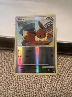 Eevee 47/90 Reverse Holo HGSS Undaunted Pokemon Card - Image 1