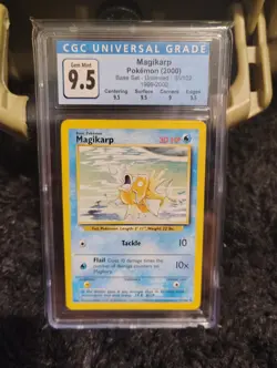CGC 9.5 Base Set Unlimited 4th Print Magikarp 35/102 Pokemon Cards 1999-2000🔥 - Image 1