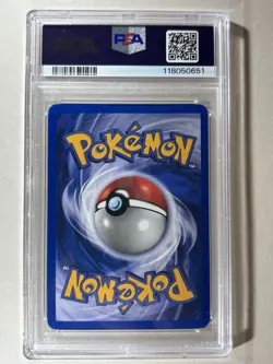 2000 POKEMON BASE SET 2 #1 ALAKAZAM-HOLO PSA 9 With DBL SWIRL?? - Image 2