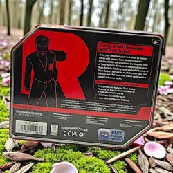 Pokemon TCG Team Rocket Mewtwo ex Tin - 5 Boosters + Promo - Factory Sealed - Image 3