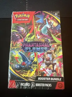 Pokemon phantasmal flames booster bundle mega evolution Sealed New - Image 1