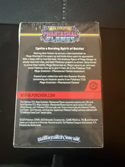 Pokemon phantasmal flames booster bundle mega evolution Sealed New - Image 4