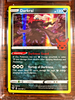 Darkrai Holo Promo #105 - CGC NEAR MINT 7 - 2022 Trick or Trade - Pokemon TCG - Image 2