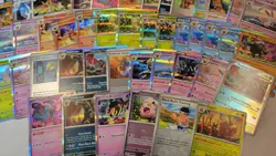 2025 Pokemon Prismatic Evolutions Base Holo Bulk Lot of 65 Cards Common Uncommon - Image 4