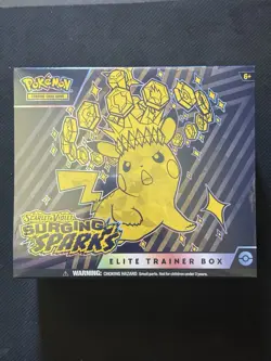 Pokemon Surging Sparks Elite Trainer Box TCG 9 booster packs SEALED NEW SV - Image 1