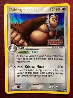 SLAKING 13/108 EX Power Keepers REVERSE HOLO RH Pokemon TCG card NEAR MINT NM - Image 1