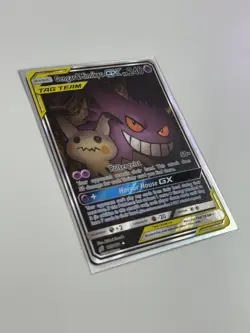 Pokemon 2019 Team Up Gengar & Mimikyu GX 165/181 Alt Art Tag Team Ultra Rare - Image 2