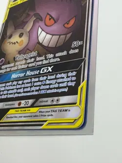 Pokemon 2019 Team Up Gengar & Mimikyu GX 165/181 Alt Art Tag Team Ultra Rare - Image 3