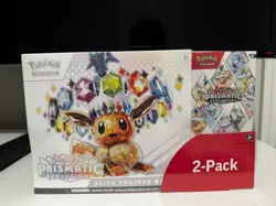 Pokemon TCG Prismatic Evolutions ETB + Booster Bundle Costco Exclusive 2-Pack - Image 1