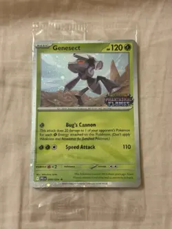 Pokemon Genesect 008/094 Phantasmal Flames Logo Holo Promo Exclusive SEALED tcg - Image 1