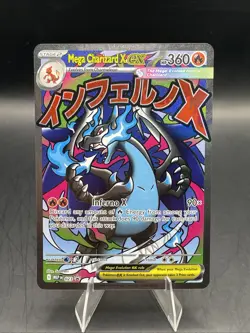 Mega Charizard X ex 023 Me: Mega Evolution Promo Holo Pokemon TCG - Image 1