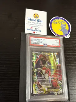2015 POKEMON XY PRIMAL CLASH #150 FULL ART/GROUDON EX PSA 7 - Image 2