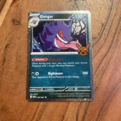 Pokemon TCG Gengar Cosmos Trick or Trade 2024 136/197 NM - Image 1