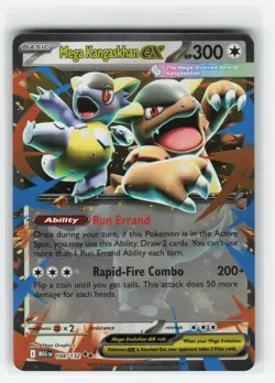 MEGA KANGASKHAN EX 104/132 MEGA EVOLUTION POKEMON TCG NM - Image 1