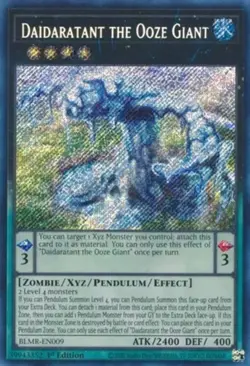 Daidaratant the Ooze Giant - BLMR-EN009 - Secret Rare - 1st Edition - Lightly Pl - Image 1