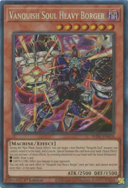 Yu Gi Oh! - Vanquish Soul Heavy Borger - WISU - Collector's Rare - 1st Edition - Image 1