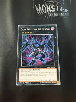 YUGIOH DARK REBELLION XYZ DRAGON COMMON LEHD-ENC33 1ST EDITION - Image 1
