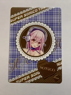 Super Sonico Idol Racer Sexy ACG Waifu Card Girl Holo Anime Art Rare Cute Hot - Image 2