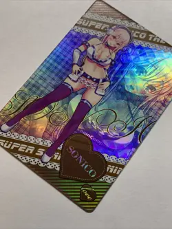 Super Sonico Idol Racer Sexy ACG Waifu Card Girl Holo Anime Art Rare Cute Hot - Image 3