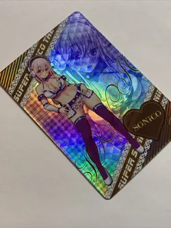 Super Sonico Idol Racer Sexy ACG Waifu Card Girl Holo Anime Art Rare Cute Hot - Image 4