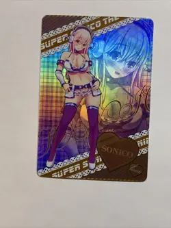 Super Sonico Idol Racer Sexy ACG Waifu Card Girl Holo Anime Art Rare Cute Hot - Image 5