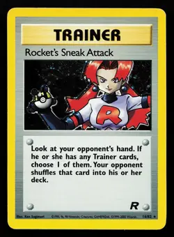 Rocket's Sneak Attack 16/82 Holo Rare Team Rocket Pokemon Card - Image 1