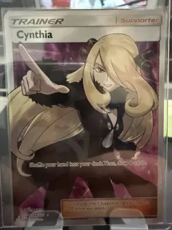 Pokemon TCG Cynthia Full Art - Ultra Prism Card 148/156 - Image 2