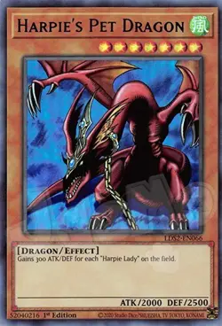 Yugioh Harpie's Pet Dragon - 1st Edition - Ultra Rare Blue NM - Free Holo Card - Image 1