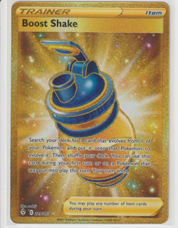Boost Shake 229/203 Evolving Skies Gold Secret Rare Pokemon Card - Image 1