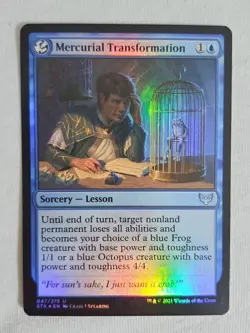 Mercurial Transformation #47 Strixhaven: School of Mages Foil - Image 1