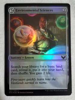 Environmental Sciences 001 Strixhaven: School of Mages Foil - Image 1